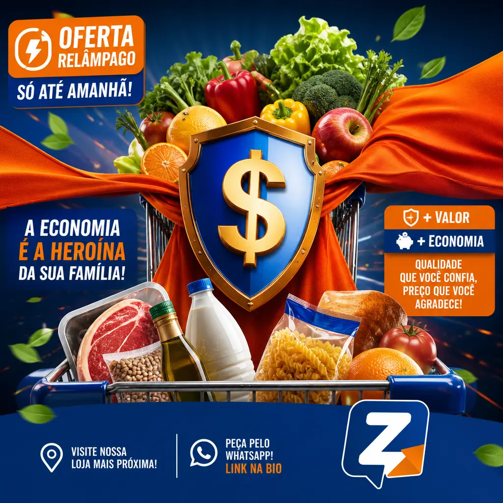Arte de Alimentação criada pelo Zé Post