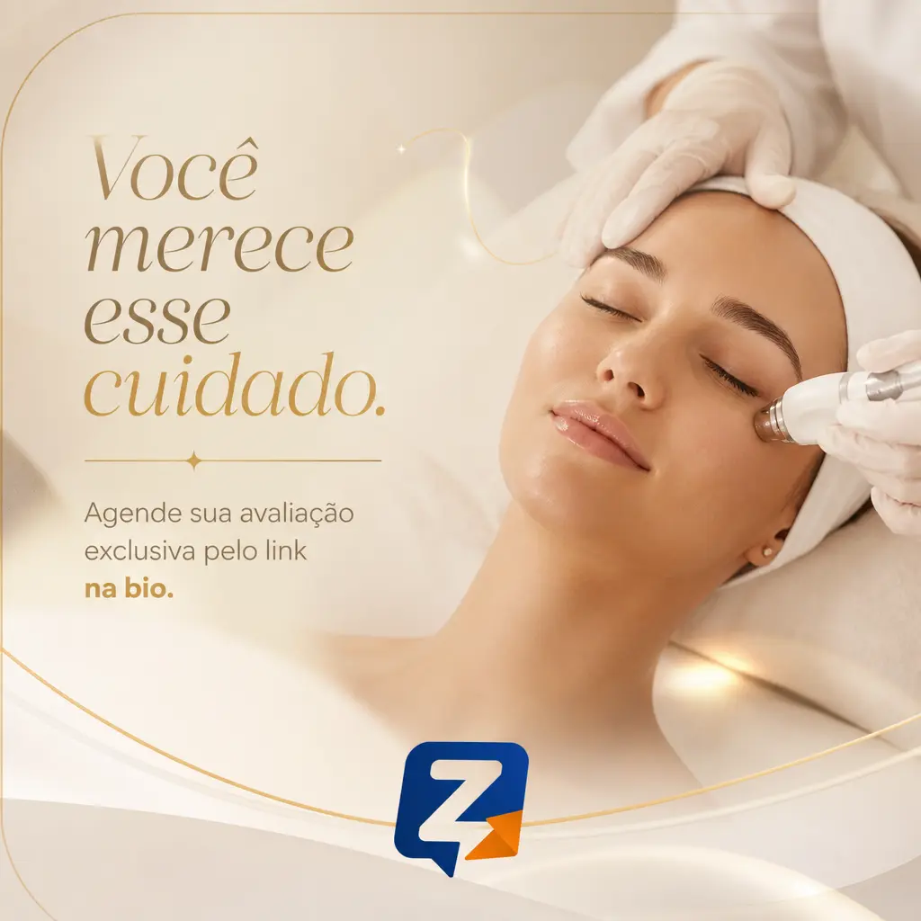 Arte de Bem-Estar e Estética criada pelo Zé Post